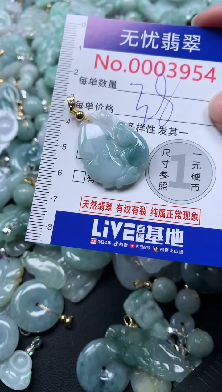 颈饰未镶嵌翡翠3954