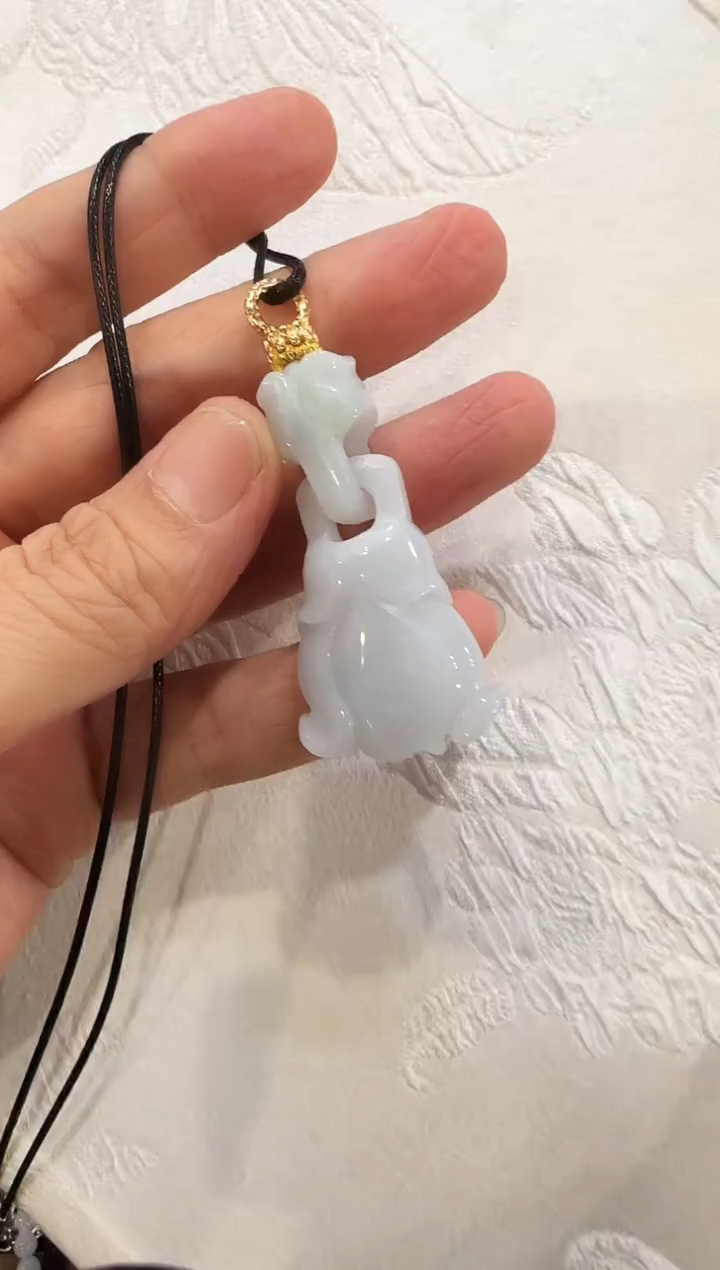 颈饰未镶嵌翡翠国风