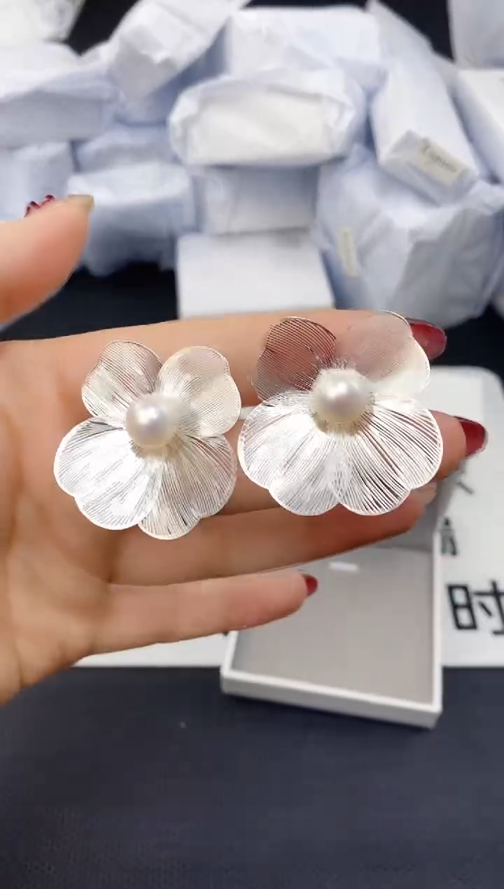 未镶嵌耳饰淡水珍珠ED1072