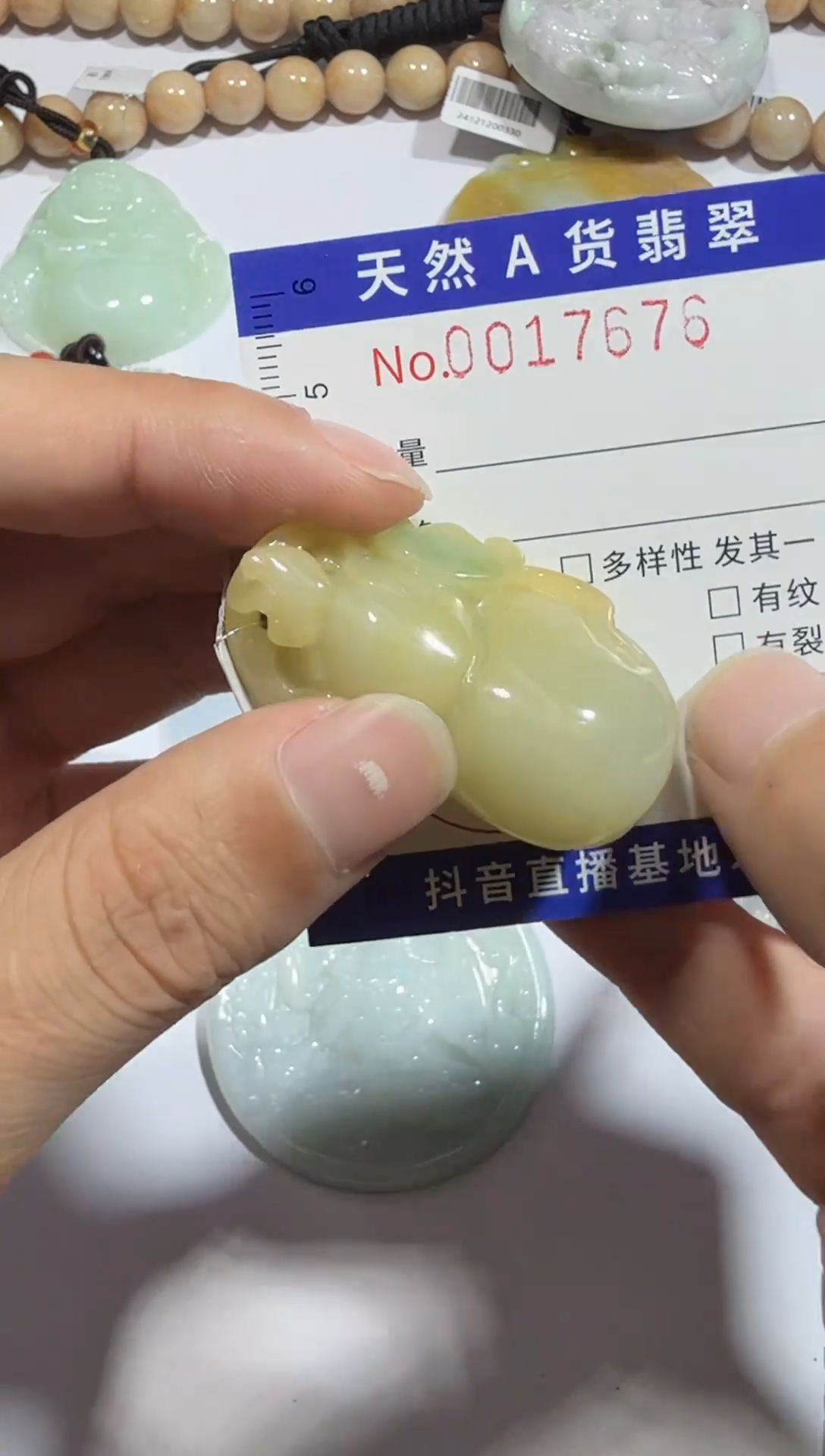 【闪购商品】翡翠颈饰未镶嵌00017676