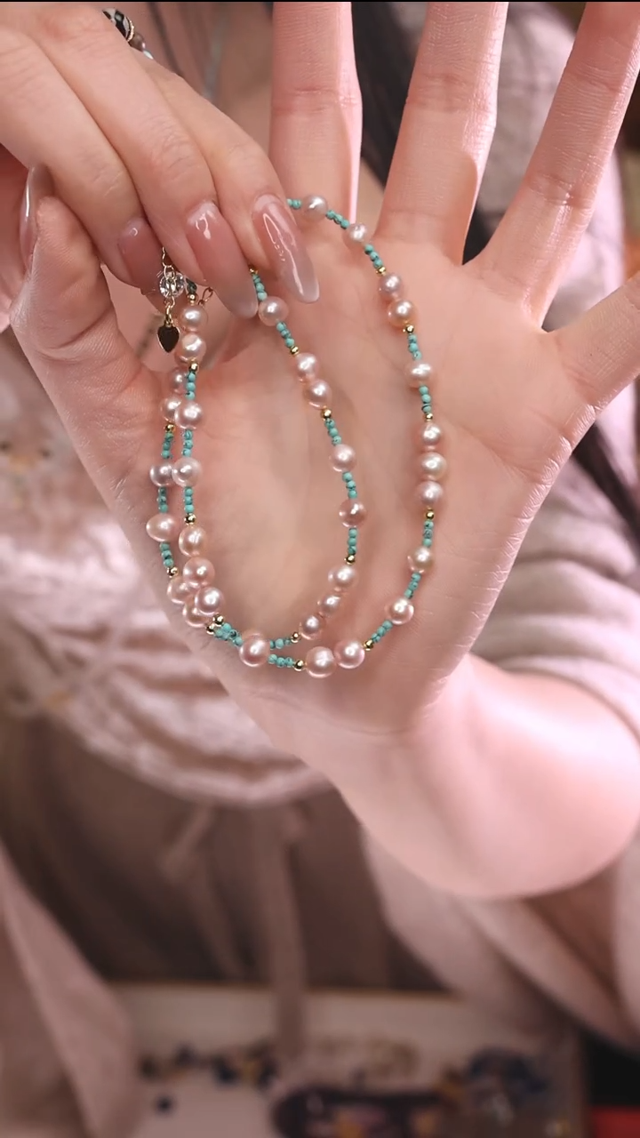 【闪购商品】淡水珍珠项链未镶嵌珍珠项链