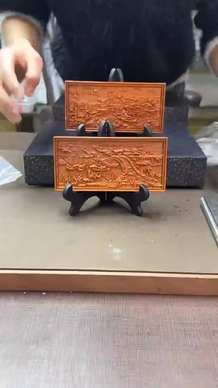 阴沉木无事牌摆件1