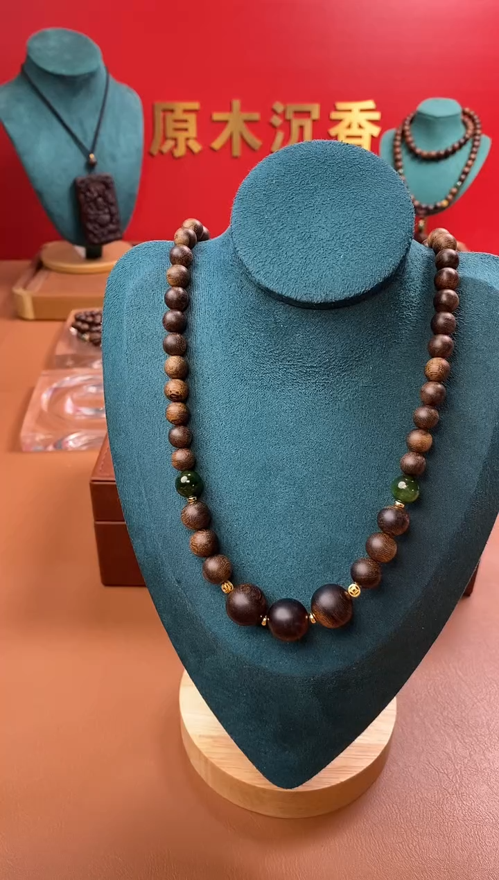 【闪购商品】沉香手串Y沉水芽庄黄棋楠瘤疤+芽庄白棋楠设计