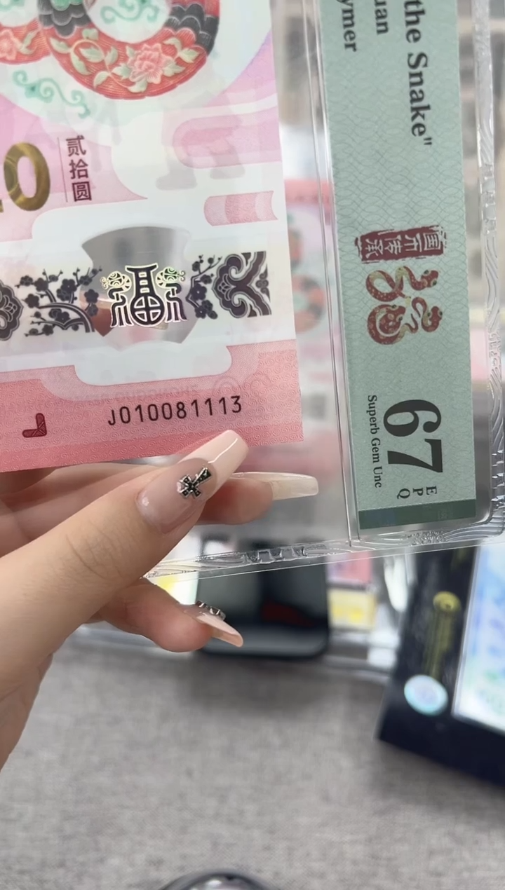 塑料蛇钞J010081113PMG67