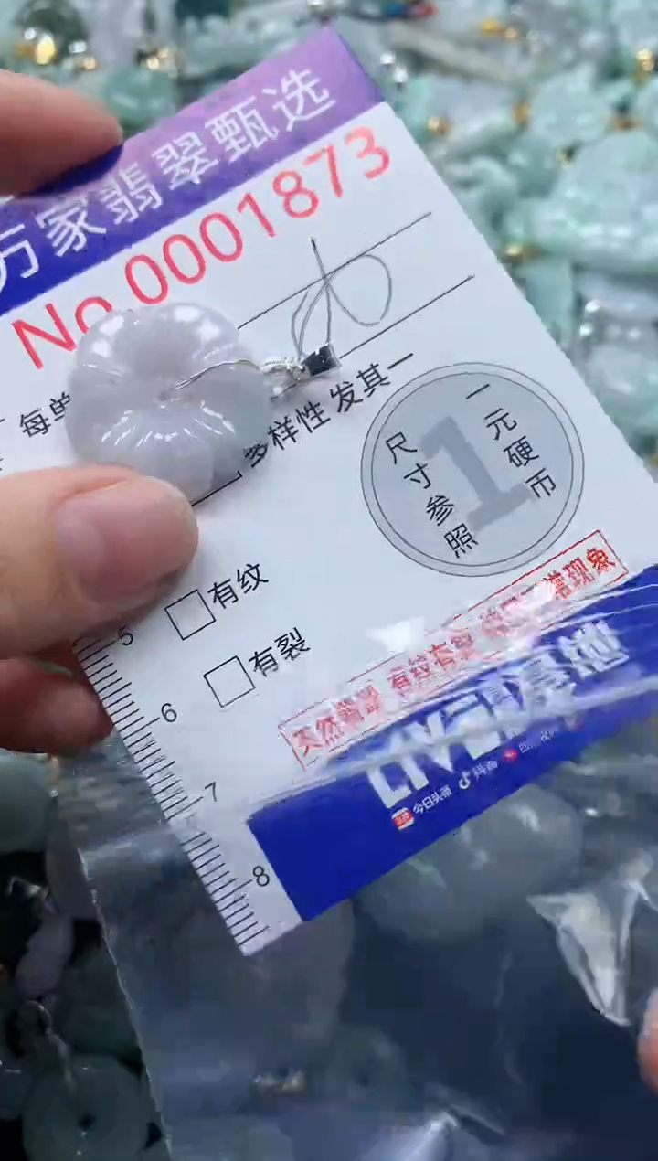 吊坠(不含链)未镶嵌翡翠1873