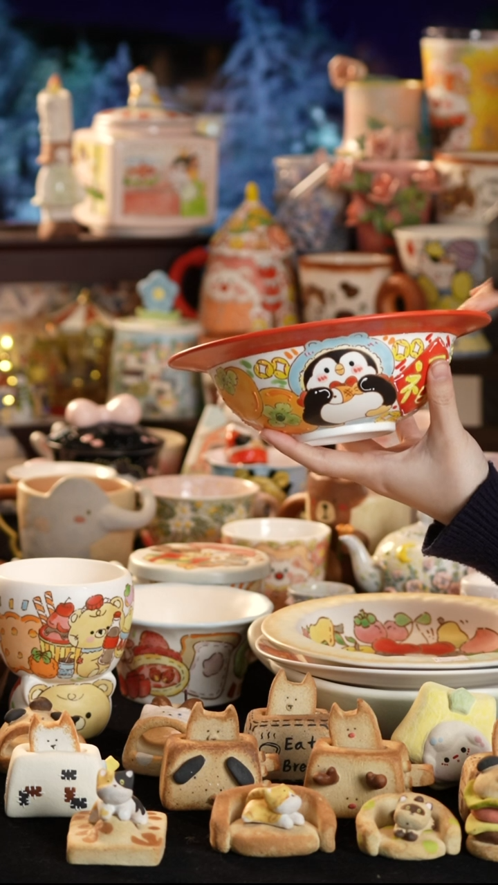 其他陶景德镇釉下彩手绘设计师款陶瓷