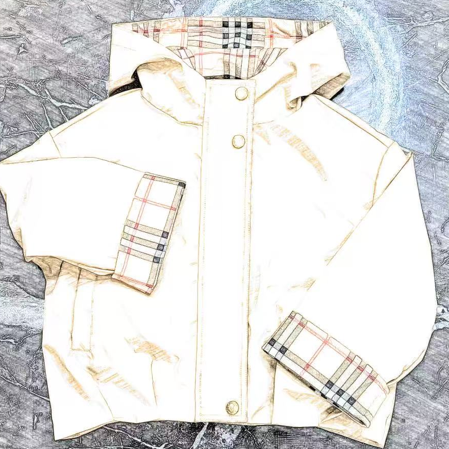 66171新款春秋季格纹儿童外套