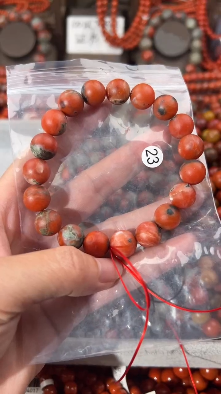 南红玛瑙手串未镶嵌11+