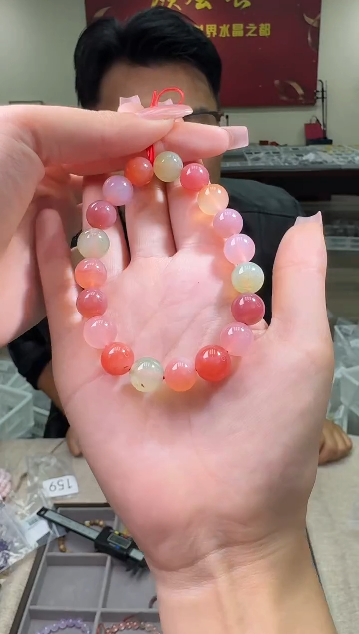 【闪购商品】石英质玉（盐源）手链未镶嵌多样性发一件 610