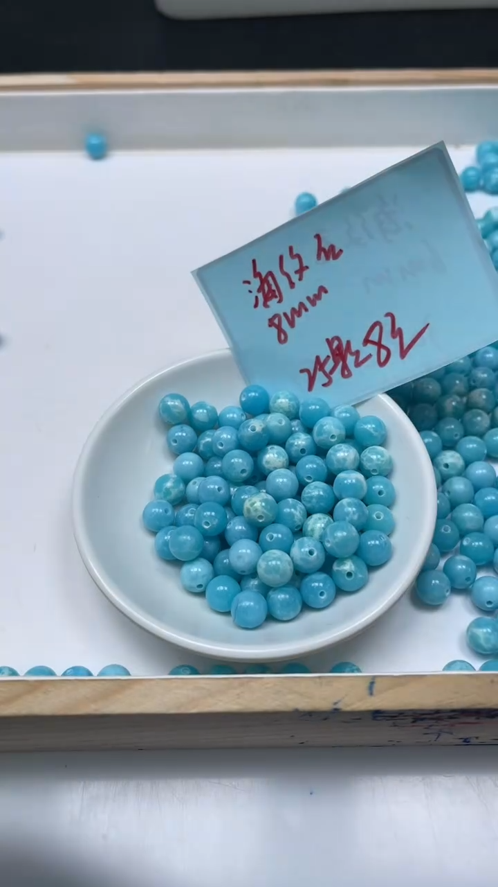 未镶嵌散珠玛瑙/玉髓C752 海纹 石8mm25个8元