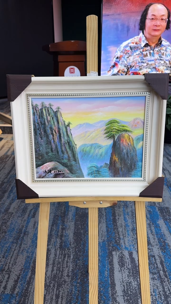 油画3管伟骏30*40风景精品油画作品