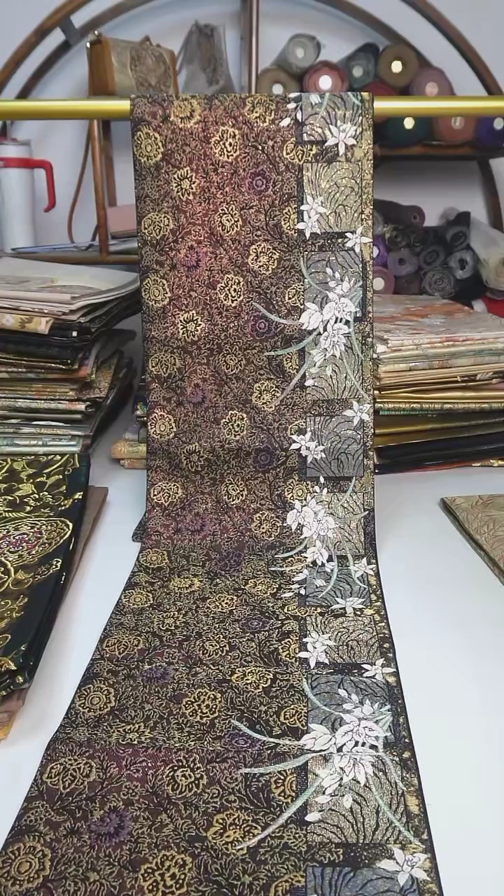 【闪购商品】织绣16西阵织六通兰花