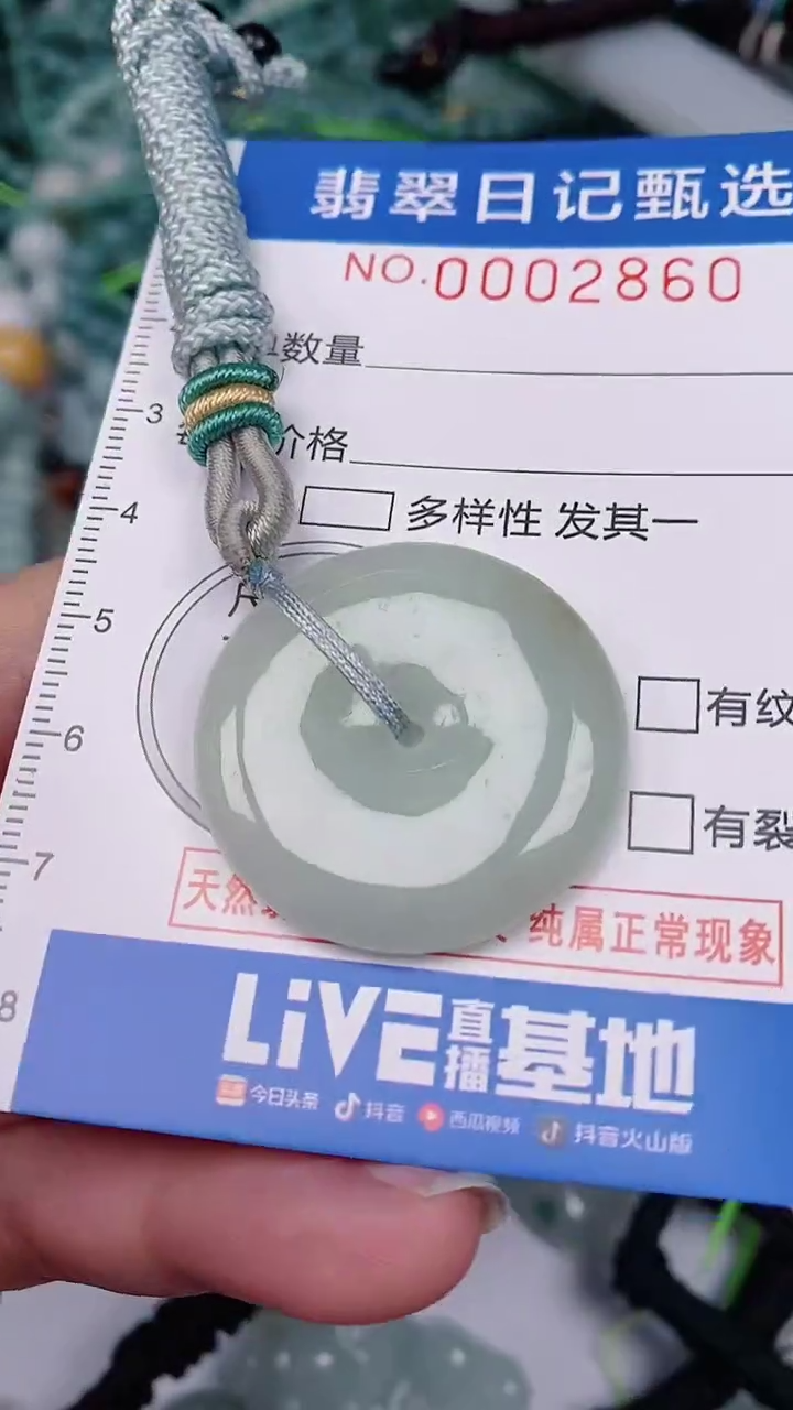 【闪购商品】翡翠颈饰未镶嵌00002860