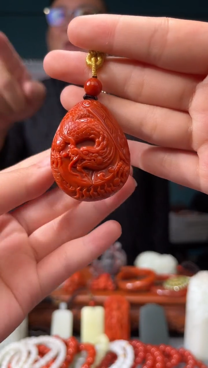 【闪购商品】南红玛瑙颈饰未镶嵌吊坠