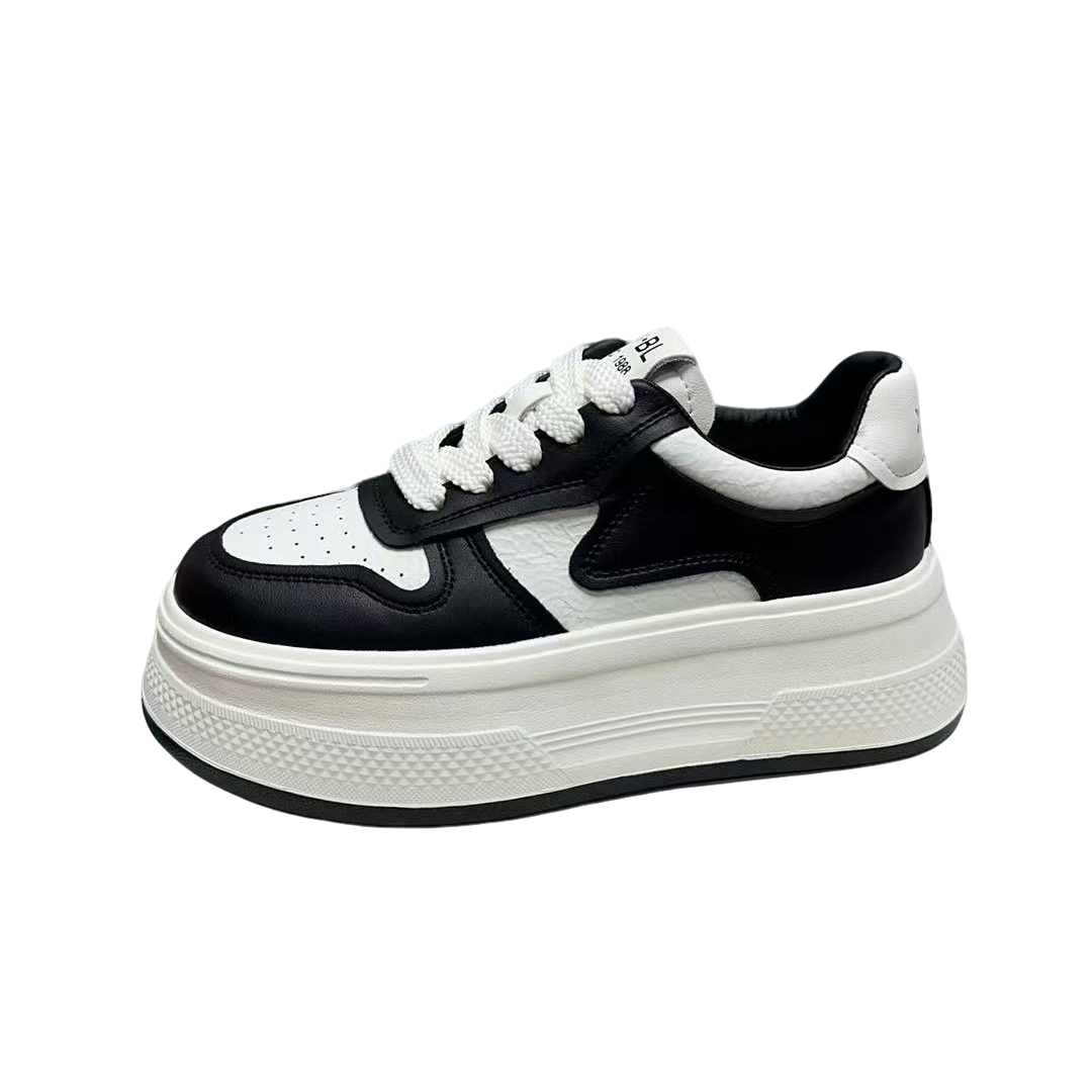 （黑鲸）【镇店之宝】 4818 三楼 2519 真皮厚底小板鞋