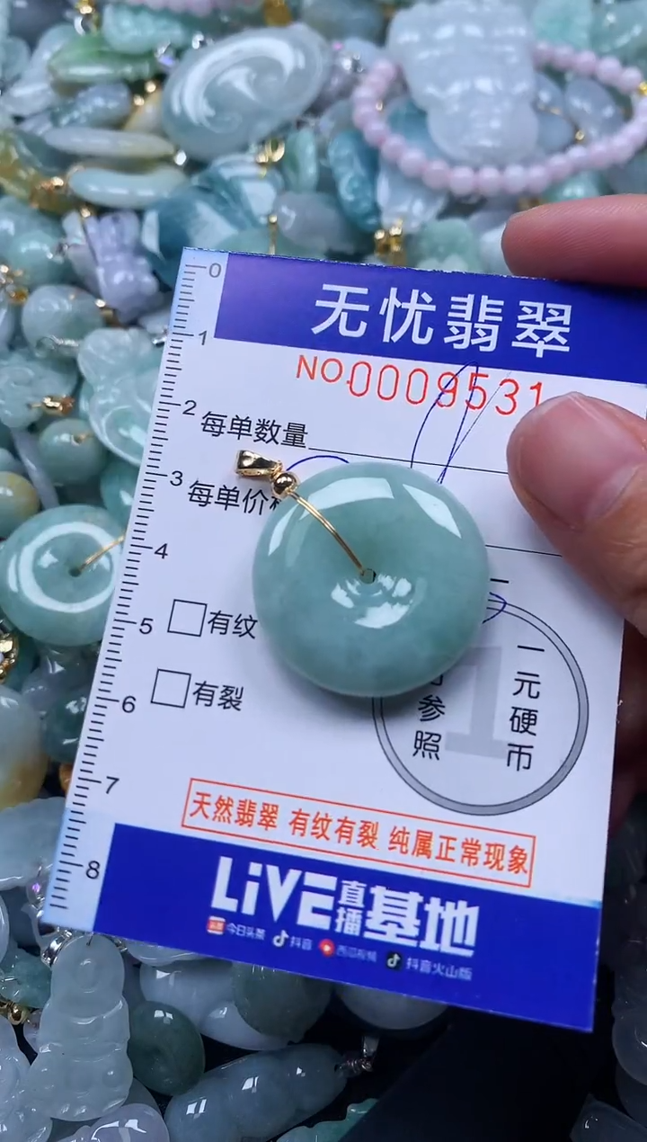 颈饰未镶嵌翡翠9531