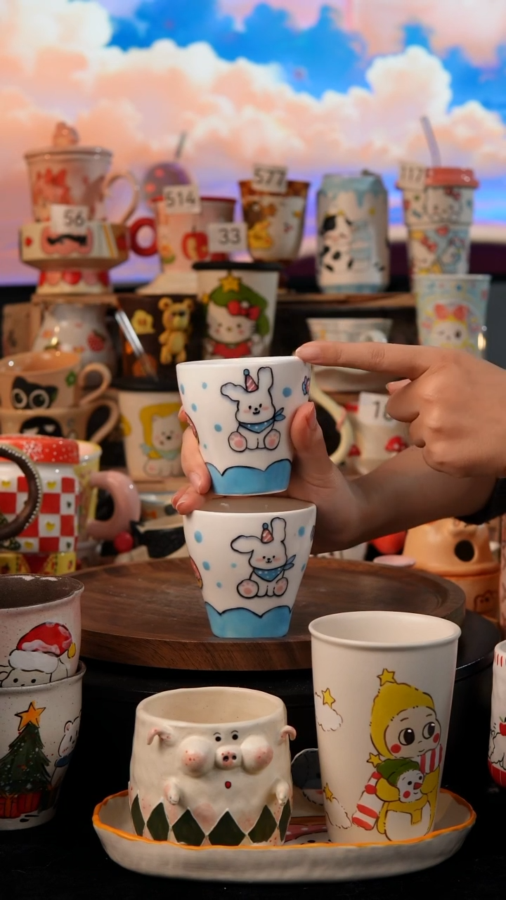 瓷景德镇手工陶瓷一个