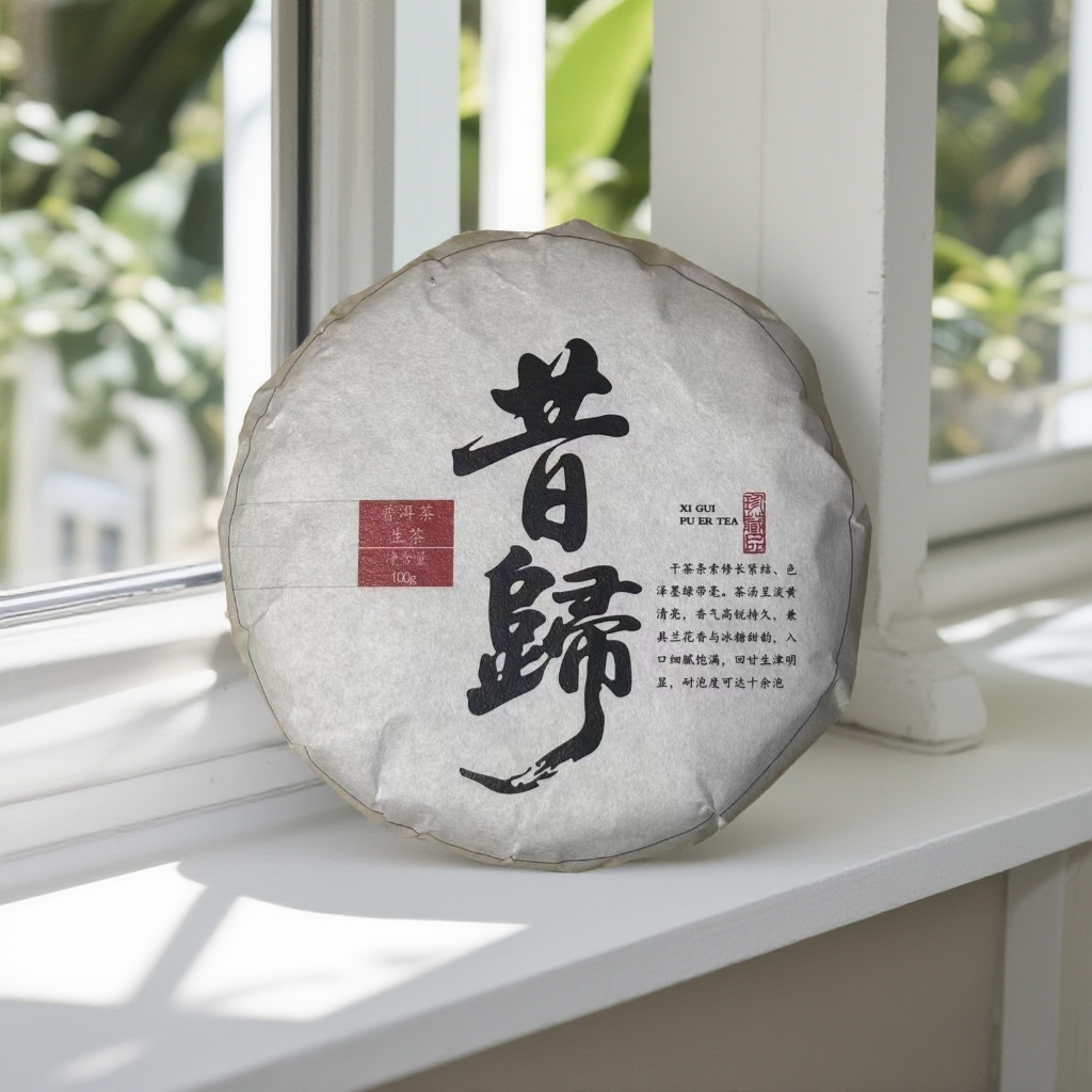 2023年昔归   普洱茶生茶100克/饼