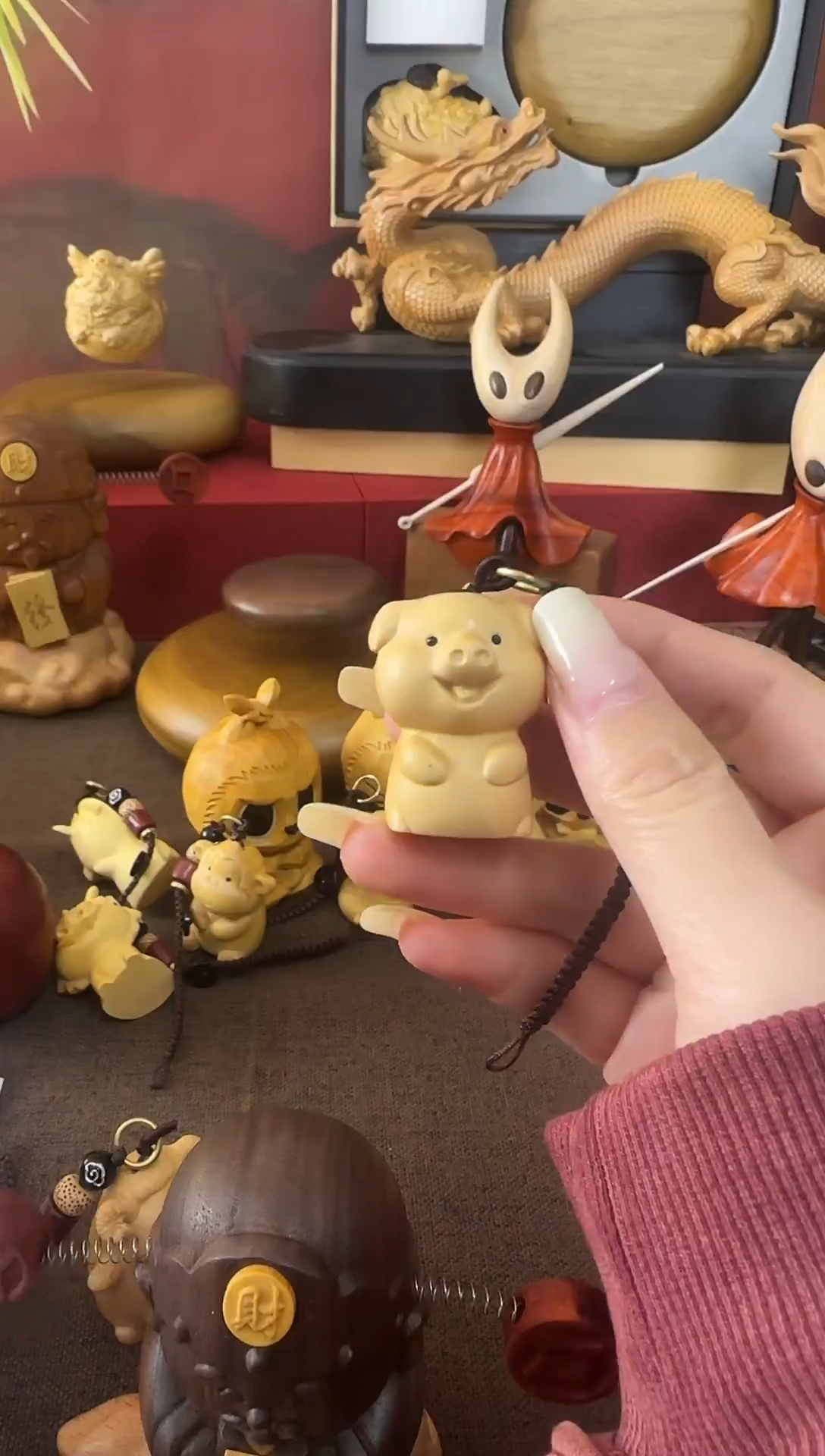 木十二生肖手机包包挂件