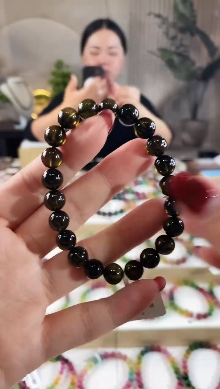 【闪购商品】碧玺手串未镶嵌G2452 单圈颜色微差