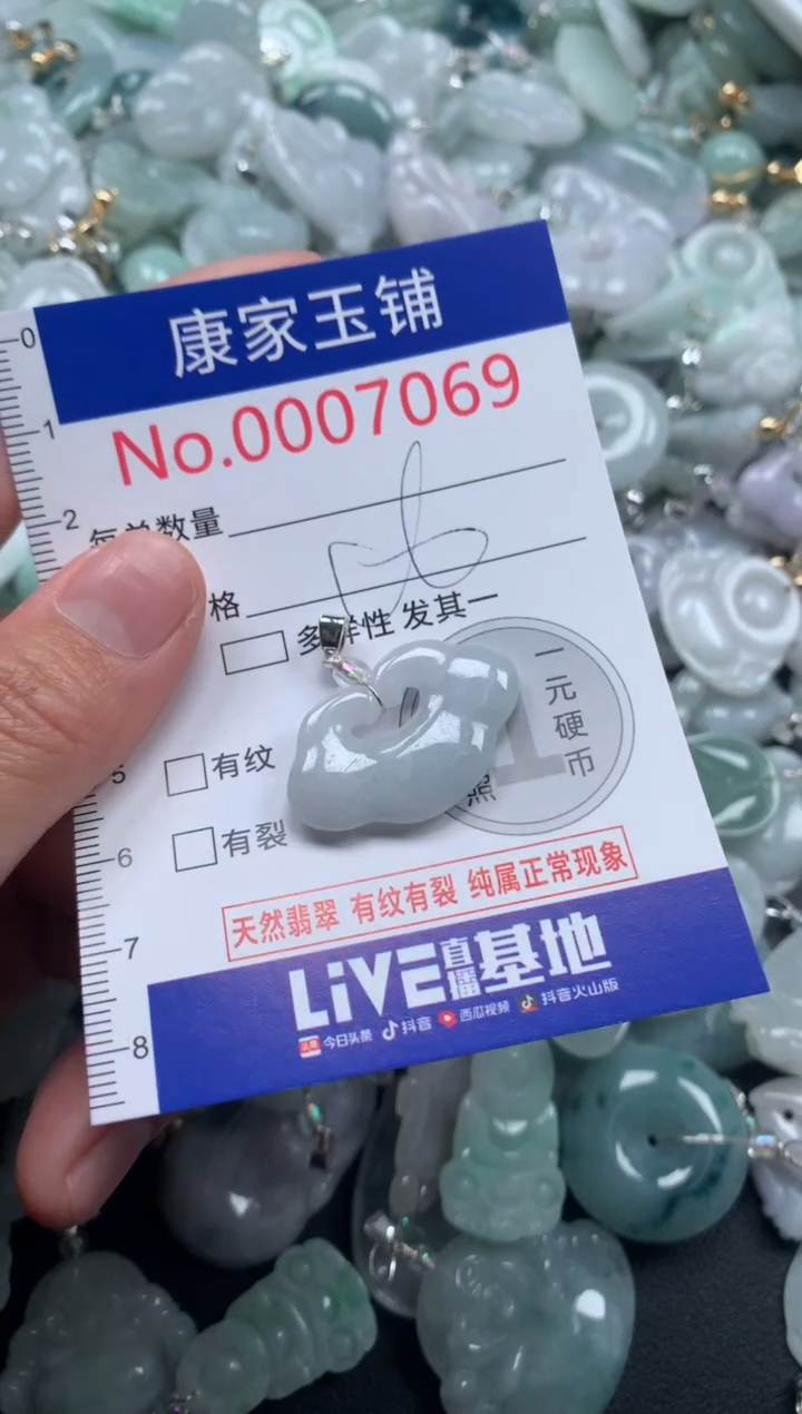 颈饰未镶嵌翡翠7069