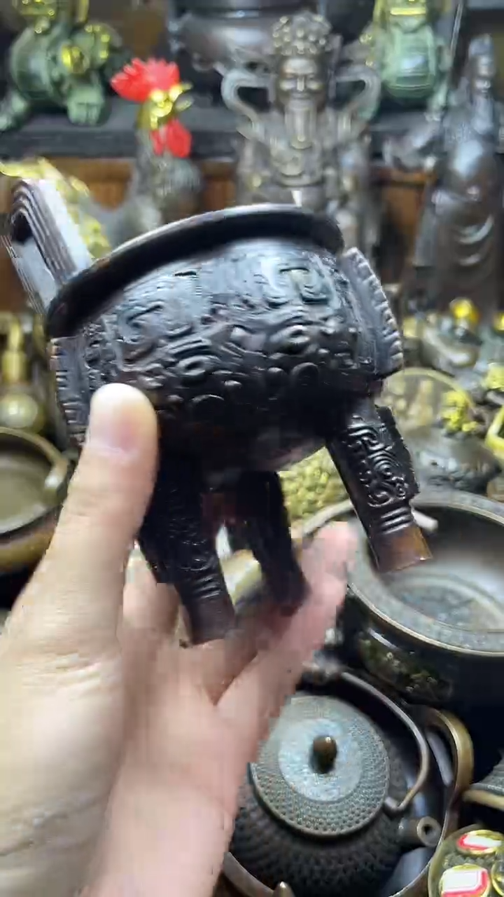 闪购链接，点击下单，有运费险，铜摆件