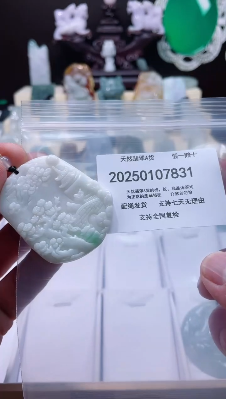 【闪购商品】翡翠颈饰未镶嵌闪购商品8号店200250010025