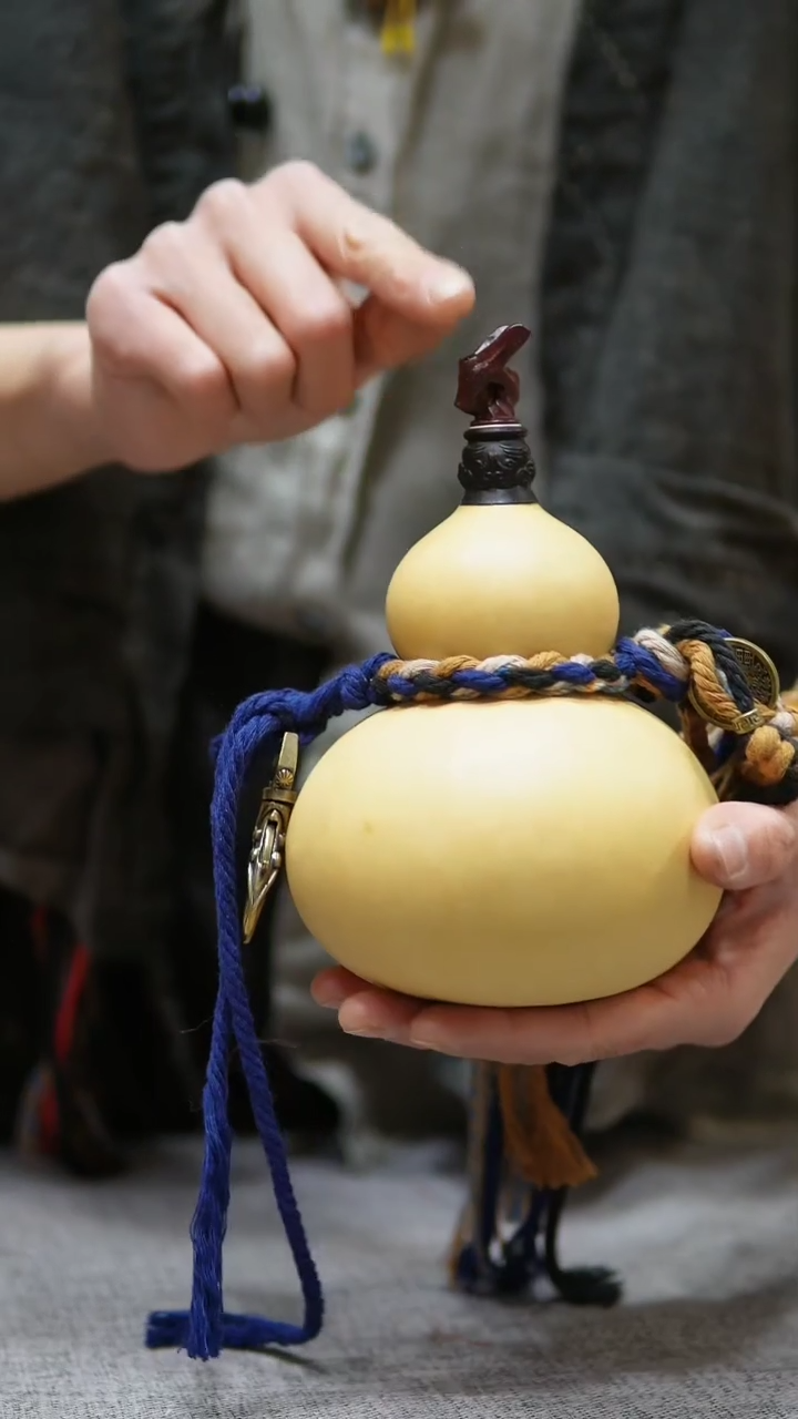 【闪购商品】54（福禄 ）天然葫芦（大漆款）