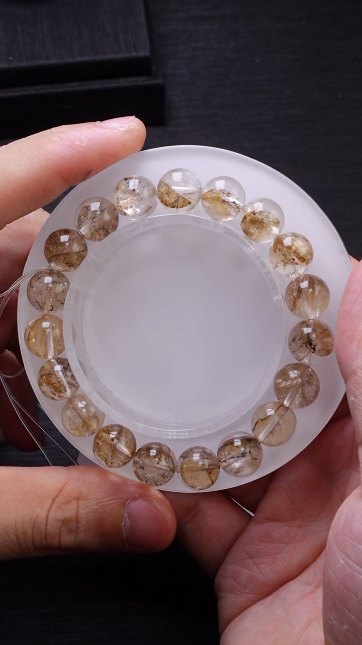 Q028小树胶花单圈10mm未镶嵌水晶多样性发其一