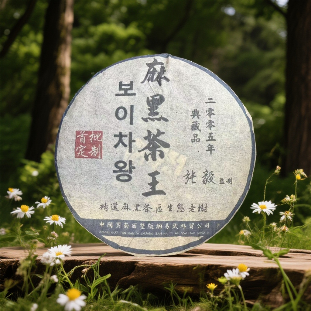 LG943-麻黑茶王 生茶 357g