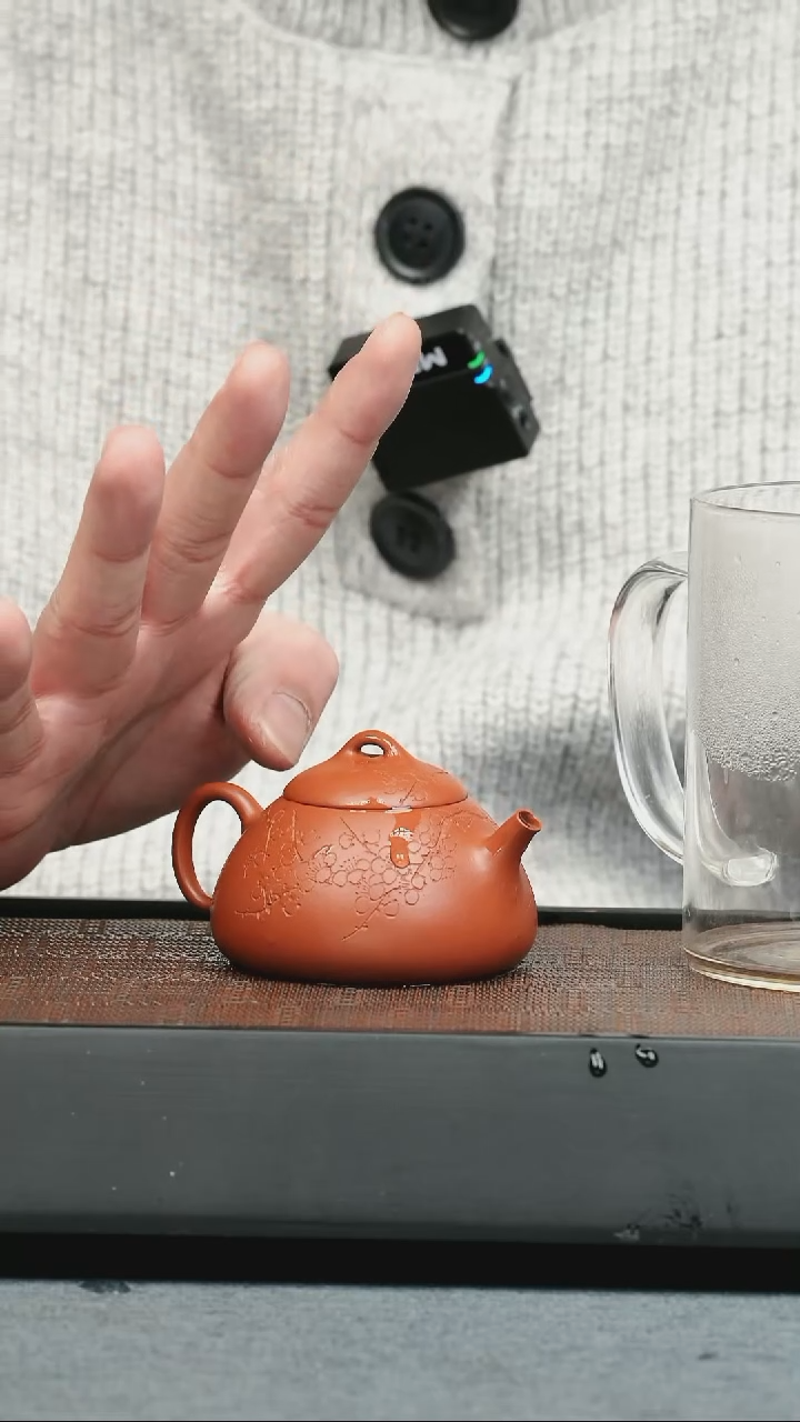 【闪购商品】紫砂茶壶五堂冬心权（空香沾手）-刻