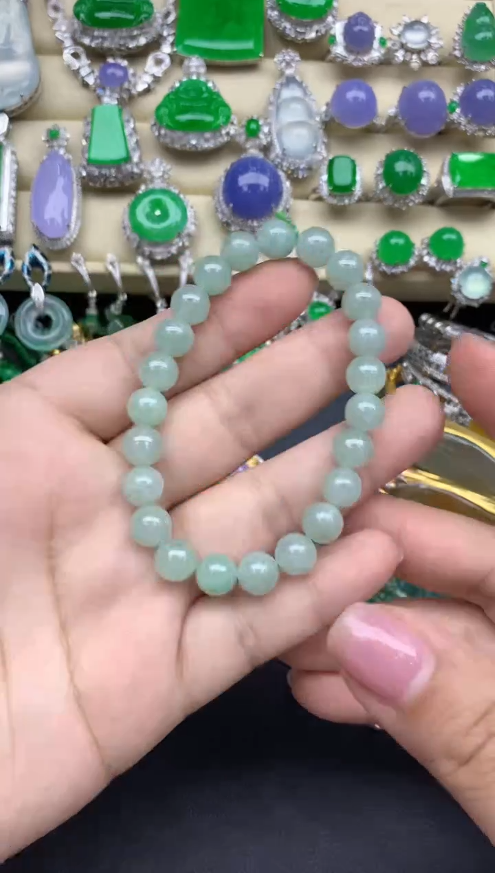 【闪购商品】翡翠手串未镶嵌18-中国好珍宝