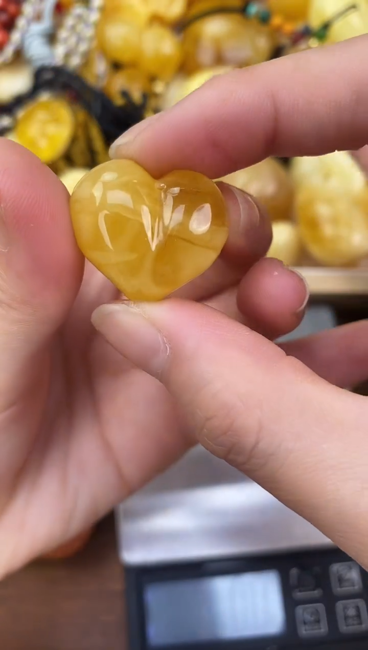 裸石琥珀未镶嵌天然琥珀蜜蜡