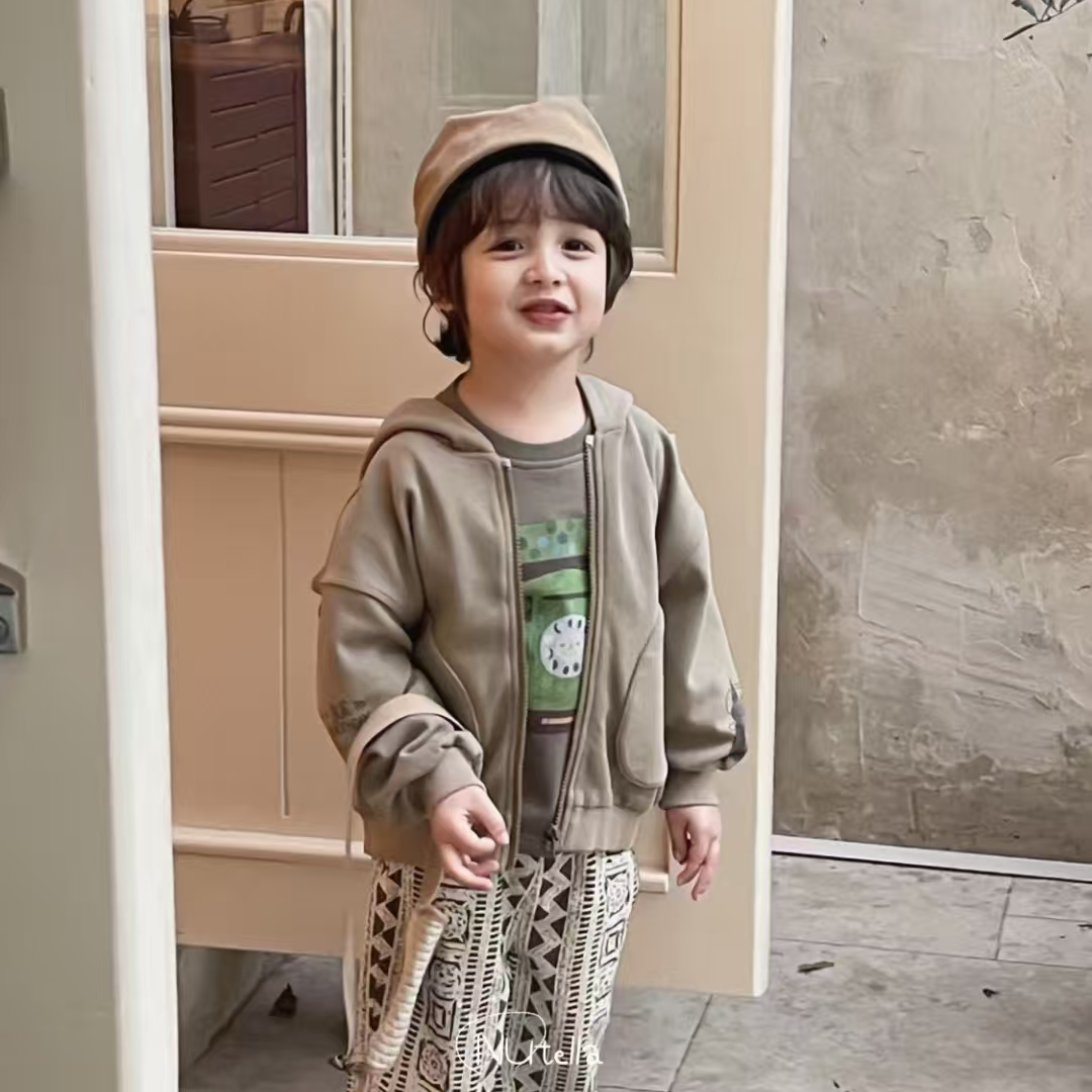 25年新款洋气时尚儿童韩版外套休闲