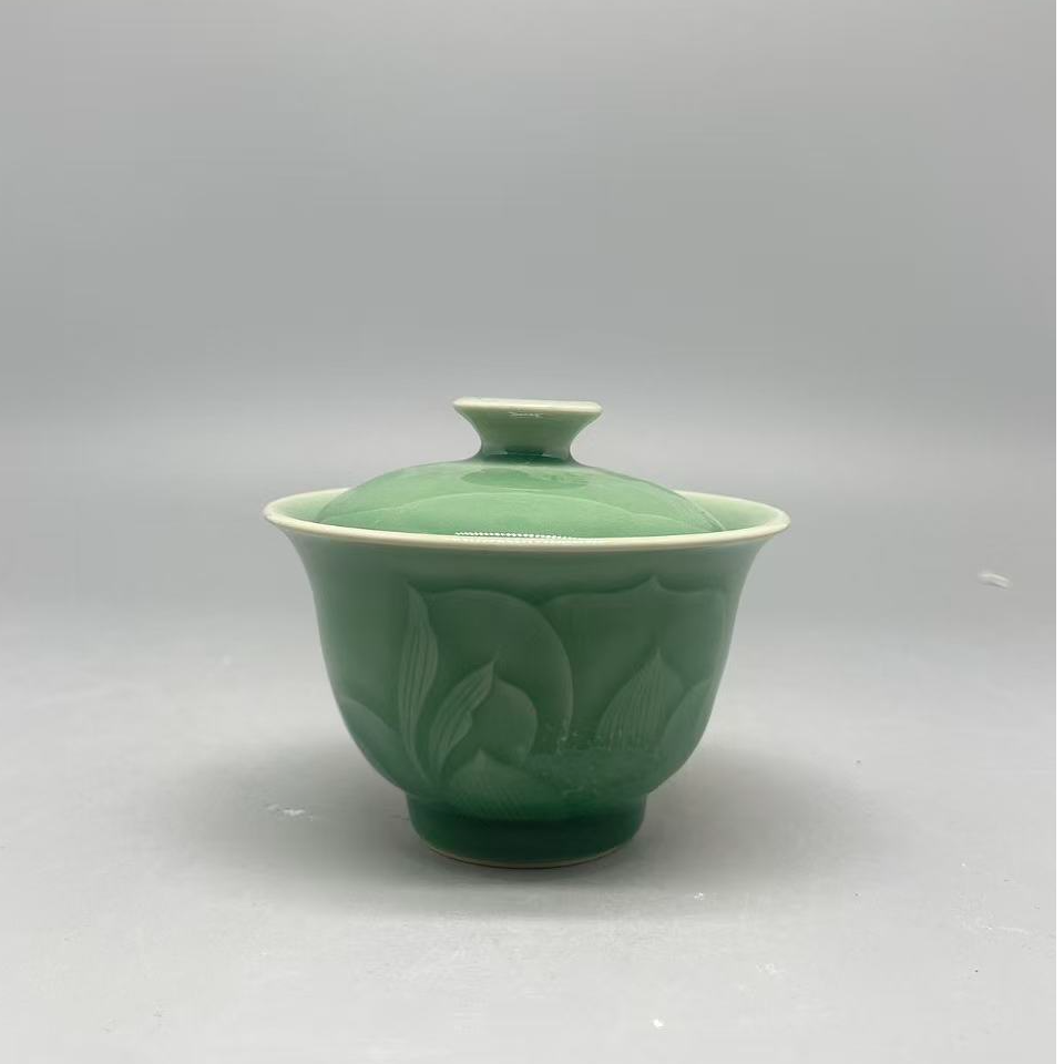 【天下龙泉】袁佑平 二才盖碗｜周大乐忧选