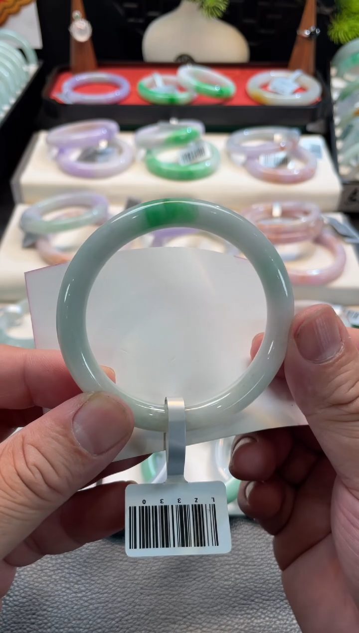 未镶嵌手镯翡翠116号链接 55圆条