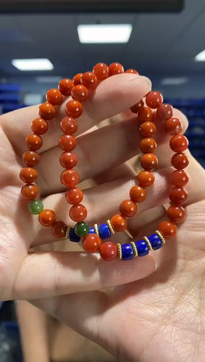 未镶嵌手链玛瑙/玉髓多样性发货发其一 