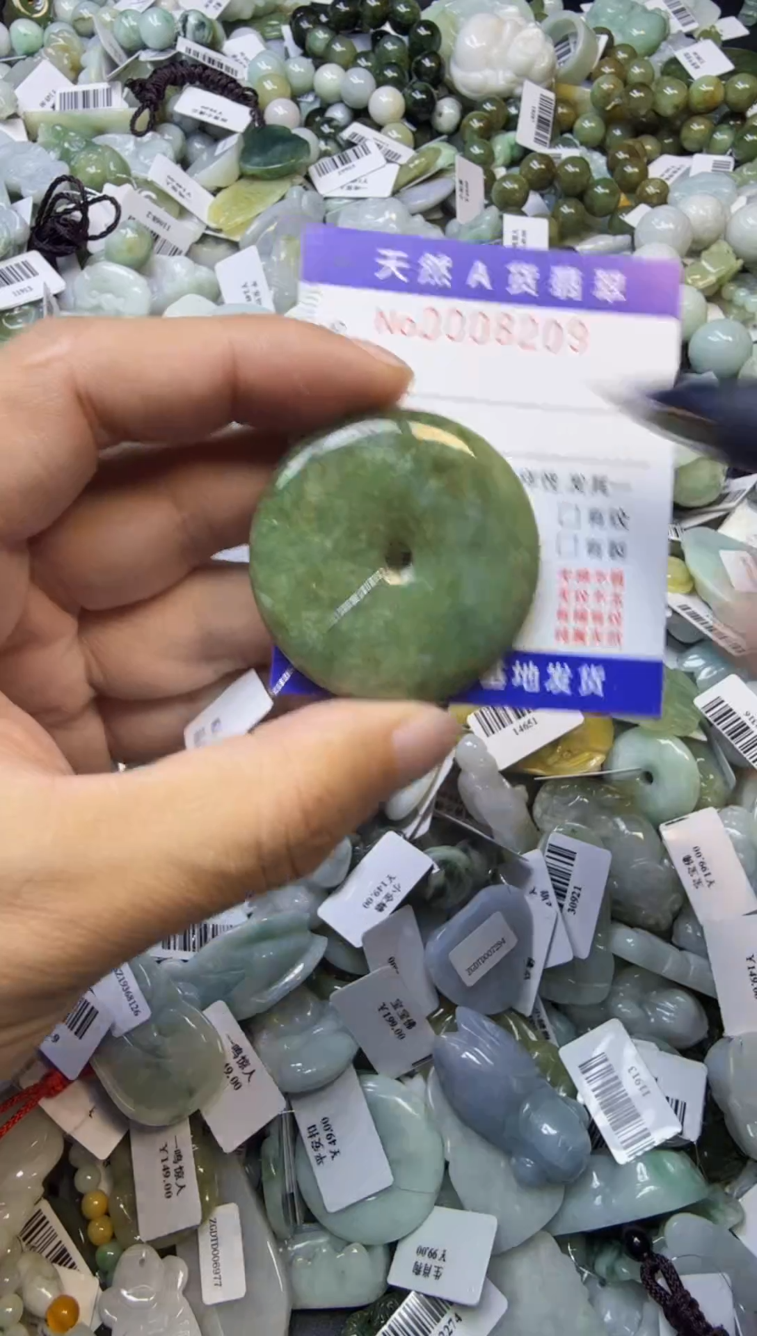 【闪购商品】翡翠颈饰未镶嵌00008209