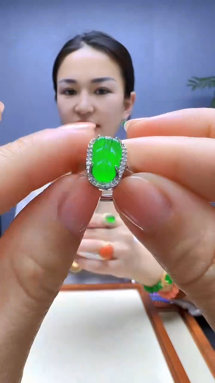 翡翠银S925镶嵌颈饰易安diy严选颈饰