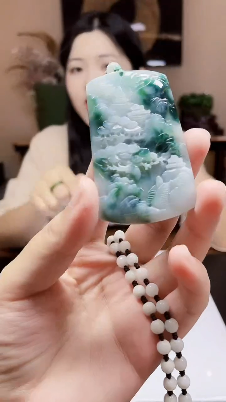 未镶嵌定制翡翠吊坠37