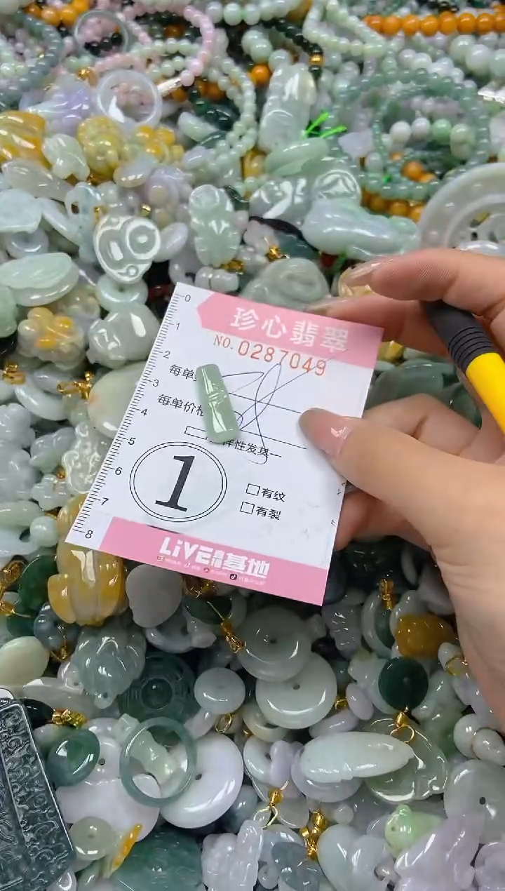 翡翠未镶嵌颈饰闪购0287049