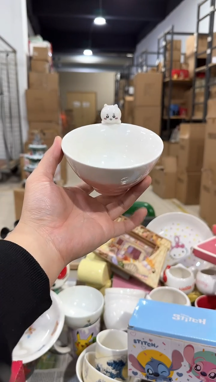 瓷片原盒吉伊公仔碗