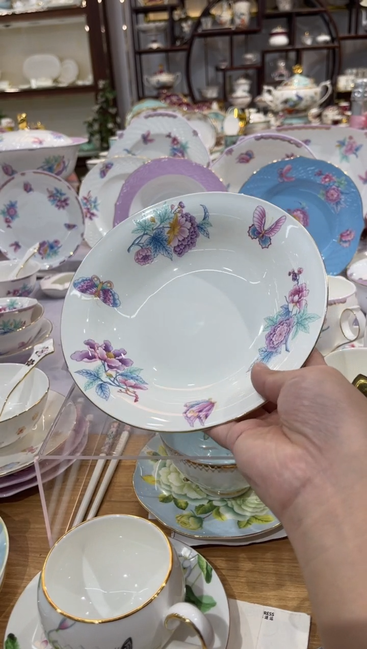 45%以上骨粉骨瓷8英寸深盘