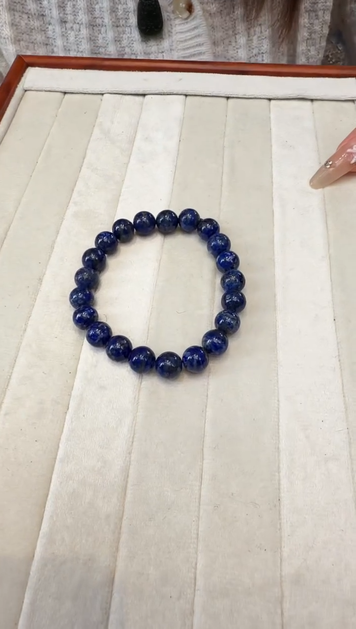 未镶嵌青金石手链青金石9mm多样性发其一