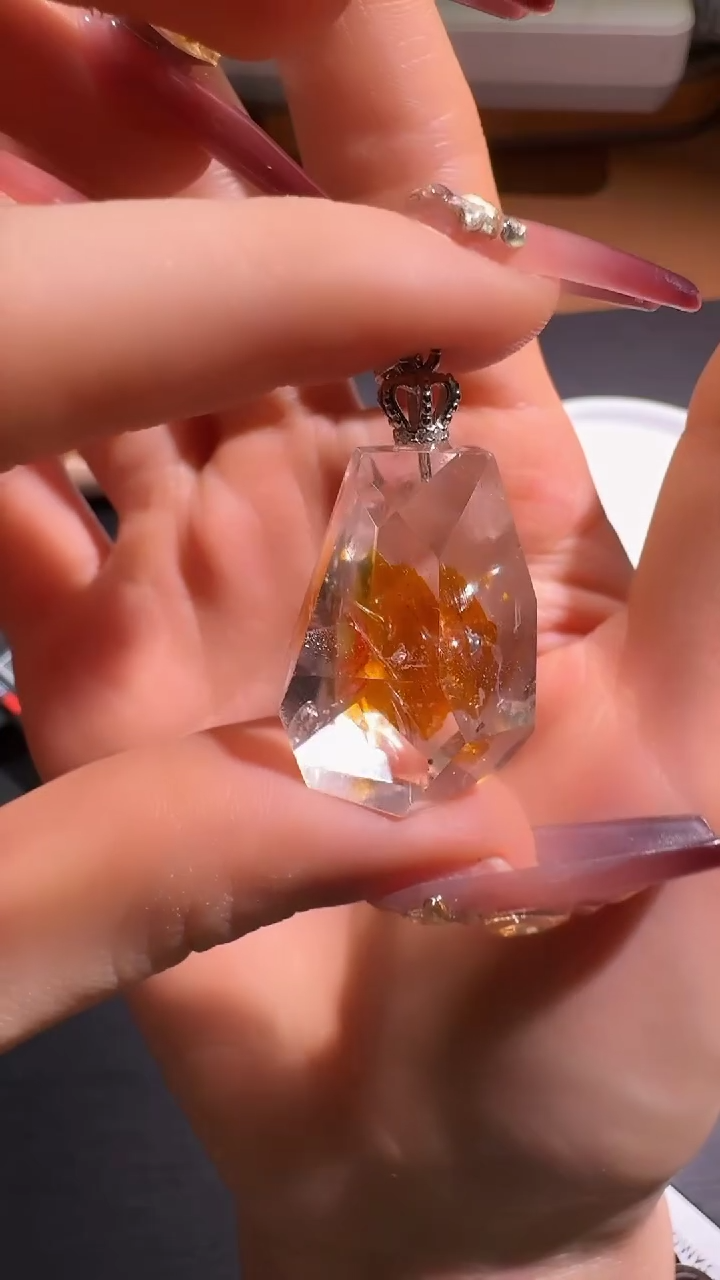 【闪购商品】水晶吊坠(赠链)未镶嵌D2990S-5 锦鲤