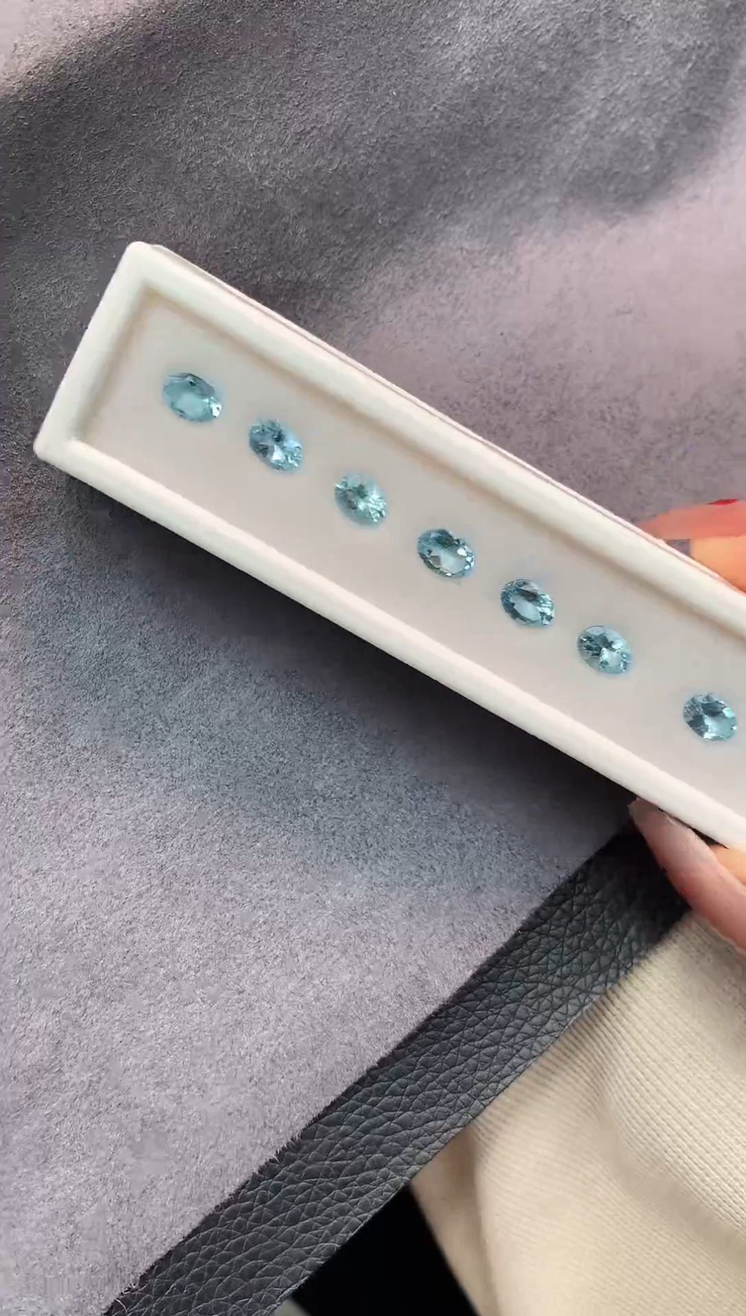 【闪购商品】海蓝宝石裸石未镶嵌5*7七颗