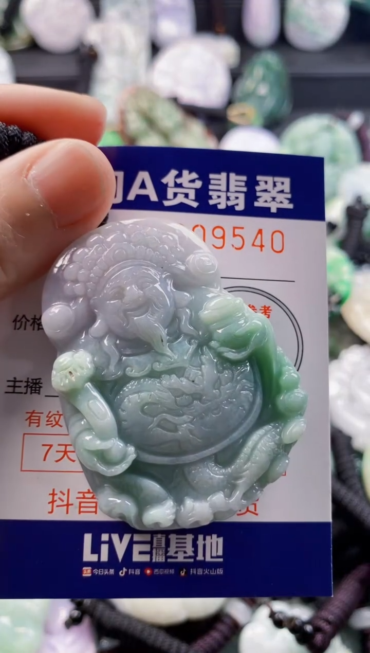 翡翠未镶嵌吊坠(不含链)1