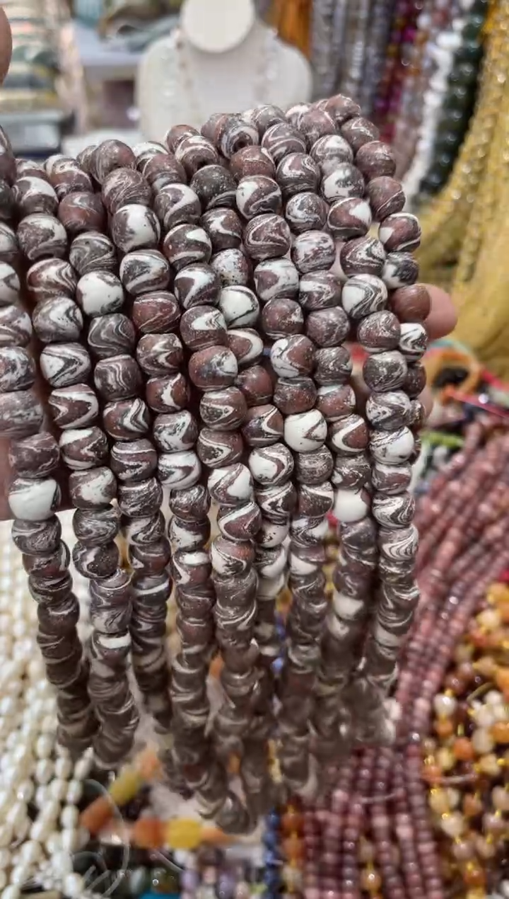 未镶嵌玛瑙/玉髓珠宝半成品一条