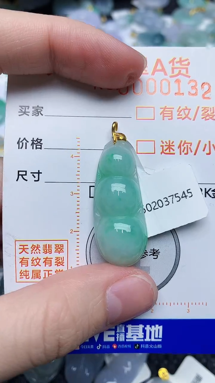 【闪购商品】翡翠颈饰18K金镶嵌45345345345