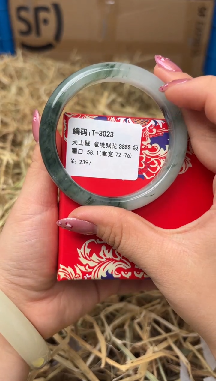 未镶嵌手镯石英质玉T-3023